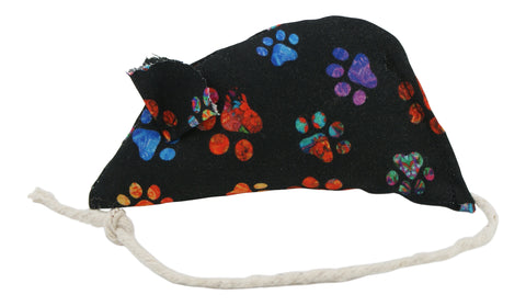Big Paws on Black Catnip Mouse