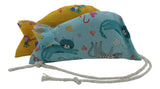 Playful pack of 2 Catnip Mice (Blue and Yellow)