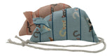 Curious Pack of 2 Catnip Mice - Teal and Salmon
