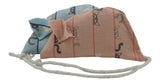 Curious Pack of 2 Catnip Mice - Teal and Salmon