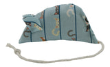 Curious Pack of 2 Catnip Mice - Teal and Salmon