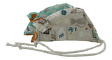 Favourite Things pack of 2 Catnip Mice - Teal and Cream