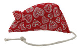 Scandi Hearts Pack of 2 Catnip Mice, Red and Green