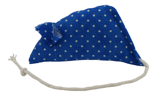 Spotty Blue Catnip Mouse