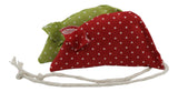Spotty Pack of 2 Catnip Mice - Red and Green
